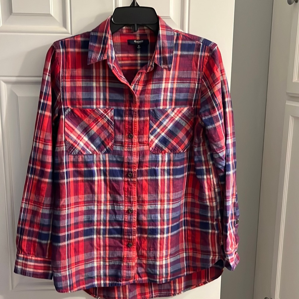 Madewell plaid shirt